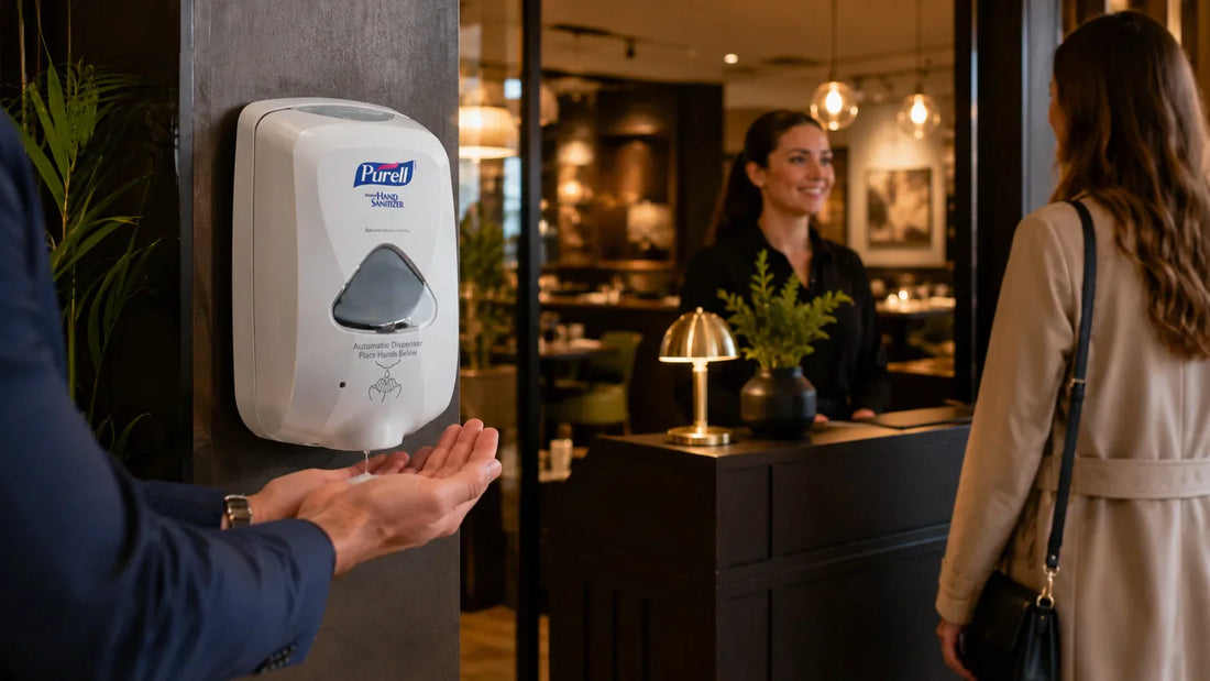 Dispensadores de gel para restaurantes: la puerta a la confianza
