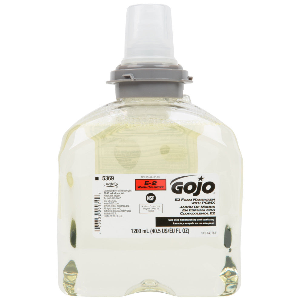 Jabón espuma Antibacterial sin aroma Gojo TFX - Repuestos